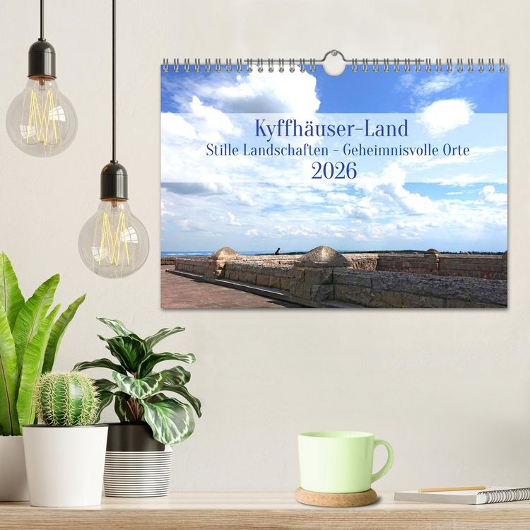 Produktbild: Kyffh&auml;user-Land Stille Landschaften - Geheimnisvolle Orte (Wandkalender 2026 DIN A4 quer), CALVENDO Monatskalender