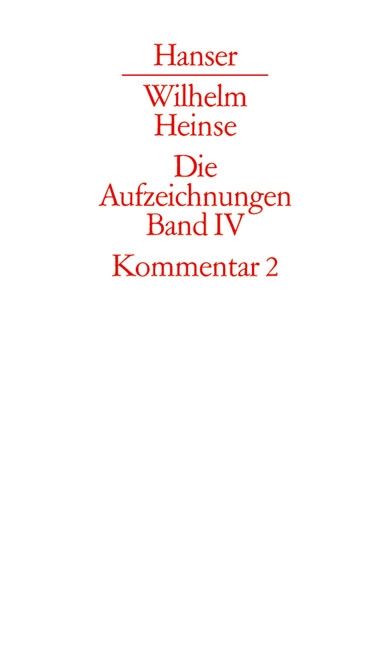 Produktbild: Die Aufzeichnungen. Frankfurter Nachlass