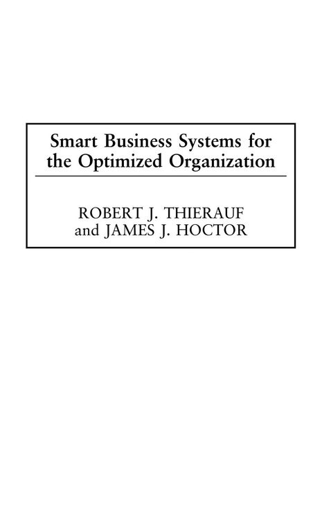 Produktbild: Smart Business Systems for the Optimized Organization