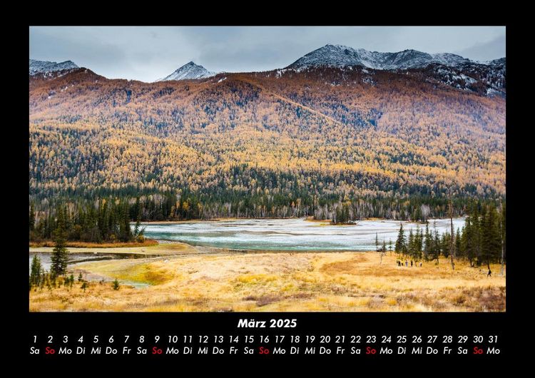 Produktbild: Landschaftskalender 2025 Fotokalender DIN A3