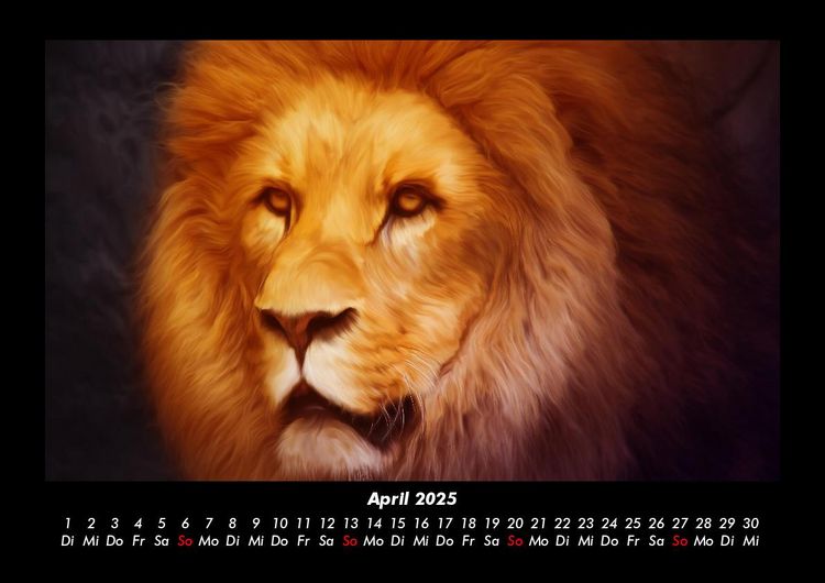 Produktbild: L&ouml;wen in der Wildnis 2025 Fotokalender DIN A3