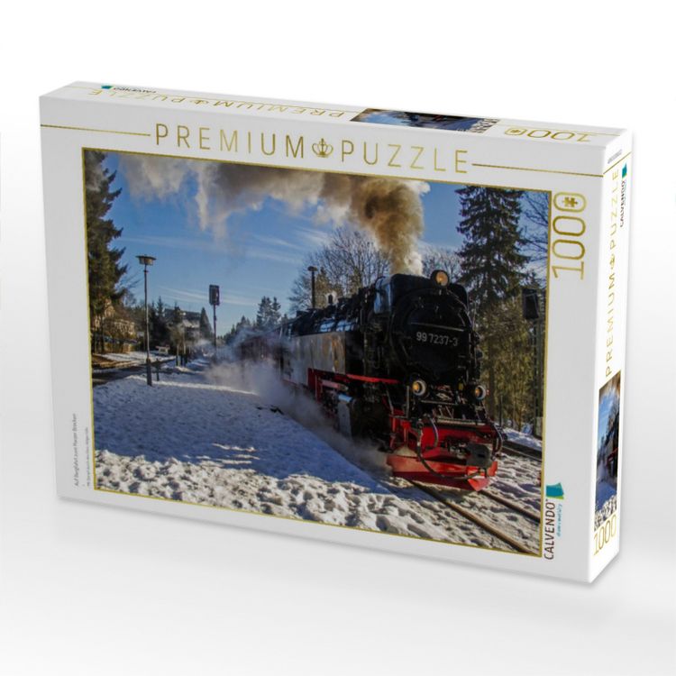 Produktbild: CALVENDO Puzzle Auf Bergfahrt zum Harzer Brocken | 1000 Teile Lege-Gr&ouml;&szlig;e 64x48cm Foto-Puzzle f&uuml;r gl&uuml;ckliche Stunden