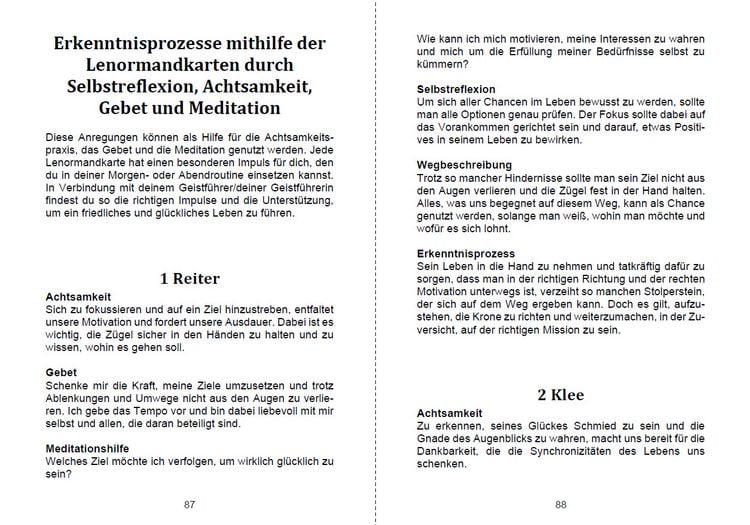 Produktbild: Lenormand Legesysteme f&uuml;r die Achtsamkeitspraxis