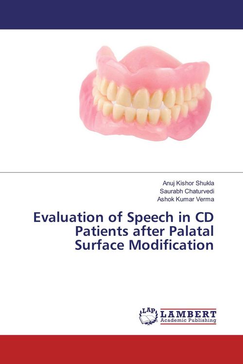 Produktbild: Evaluation of Speech in CD Patients after Palatal Surface Modification