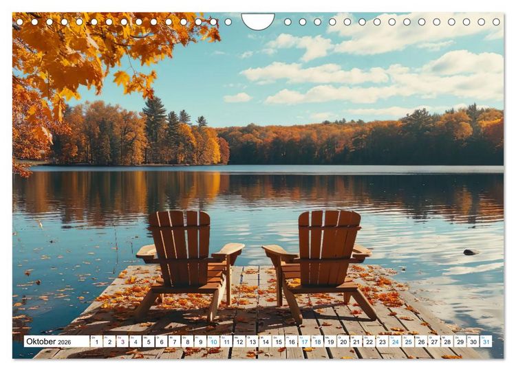 Produktbild: Momente der Stille (Wandkalender 2026 DIN A4 quer), CALVENDO Monatskalender