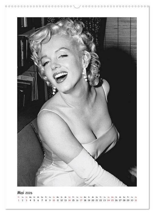 Produktbild: Marilyn Monroe. Weltstar und Sexsymbol (Wandkalender 2026 DIN A2 hoch), CALVENDO Monatskalender