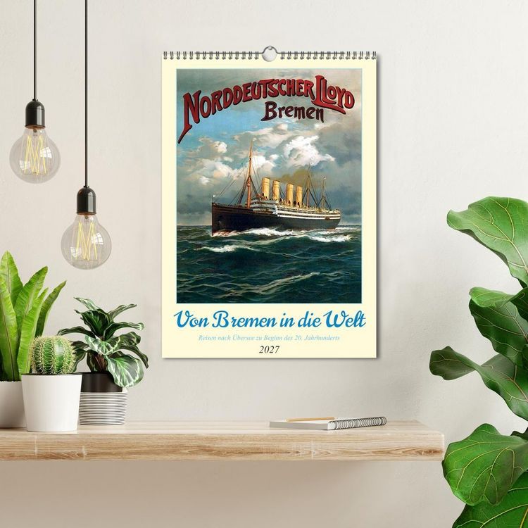Produktbild: Von Bremen in die Welt - Reisen nach &Uuml;bersee zu Beginn des 20. Jahrhunderts (Wandkalender 2027 DIN A3 hoch), CALVENDO Monatskalender