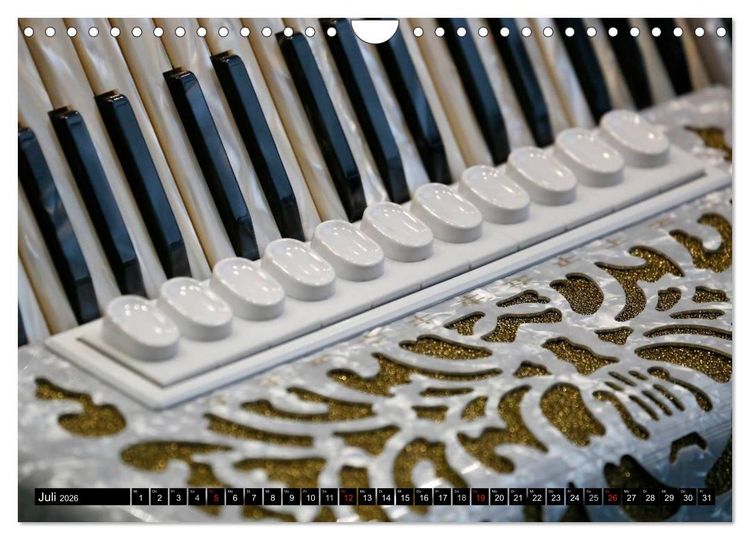 Produktbild: Die Welt der Musikinstrumente (Wandkalender 2026 DIN A4 quer), CALVENDO Monatskalender