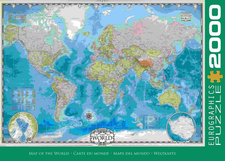 Produktbild: EuroGraphics Map of the World