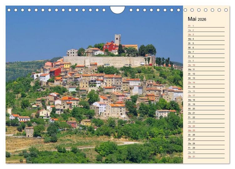 Produktbild: Istrien (Wandkalender 2026 DIN A4 quer), CALVENDO Monatskalender