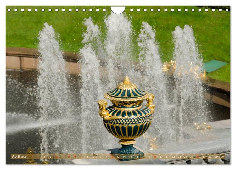 Produktbild: St. Petersburg - Alles Gold was gl&auml;nzt (Wandkalender 2026 DIN A4 quer), CALVENDO Monatskalender