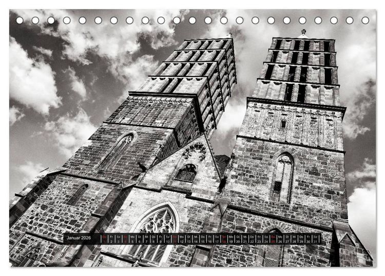 Produktbild: Ein Blick auf Kassel (Tischkalender 2026 DIN A5 quer), CALVENDO Monatskalender