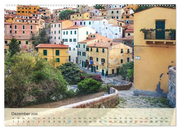 Produktbild: Elba - die Insel im Mittelmeer (Wandkalender 2026 DIN A2 quer), CALVENDO Monatskalender
