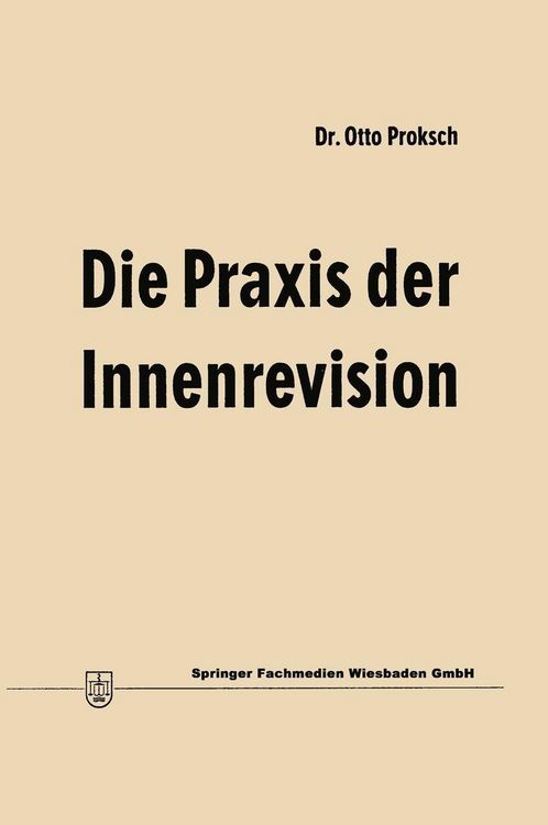 Produktbild: Die Praxis der Innenrevision