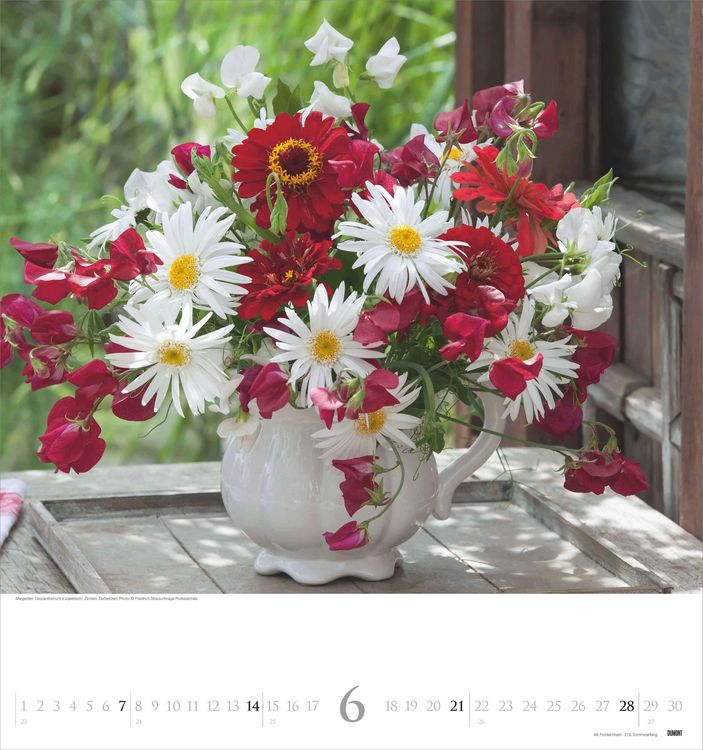Produktbild: Bouquets 2026 - Foto-Kalender - Wand-Kalender - 45x48 - Blumen-Kalender