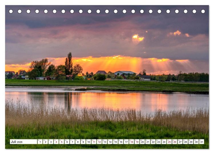 Produktbild: Unser sch&ouml;nes Mecklenburg (Tischkalender 2026 DIN A5 quer), CALVENDO Monatskalender