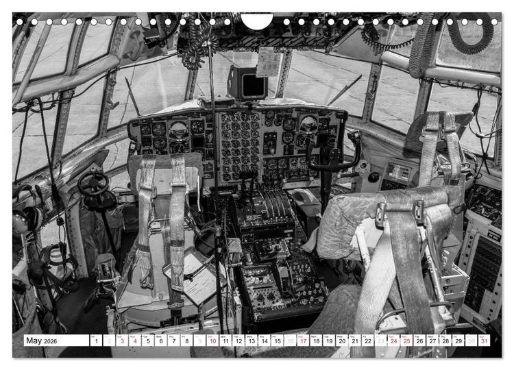 Produktbild: Cockpit sights (Wall Calendar 2026 DIN A4 landscape), CALVENDO 12 Month Wall Calendar