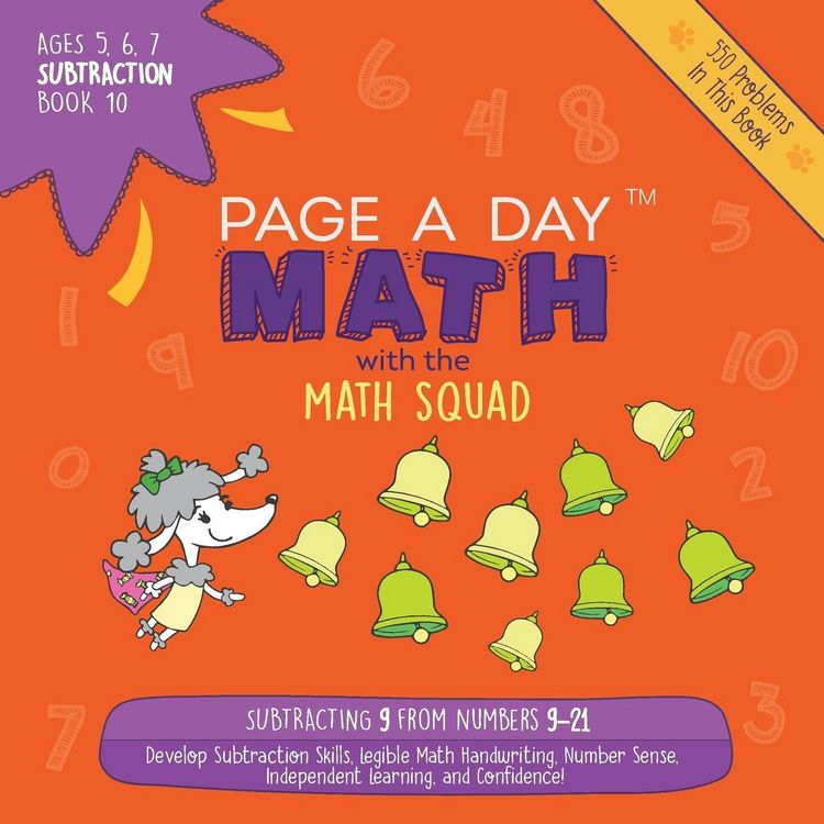 Produktbild: Page A Day Math Subtraction Book 10
