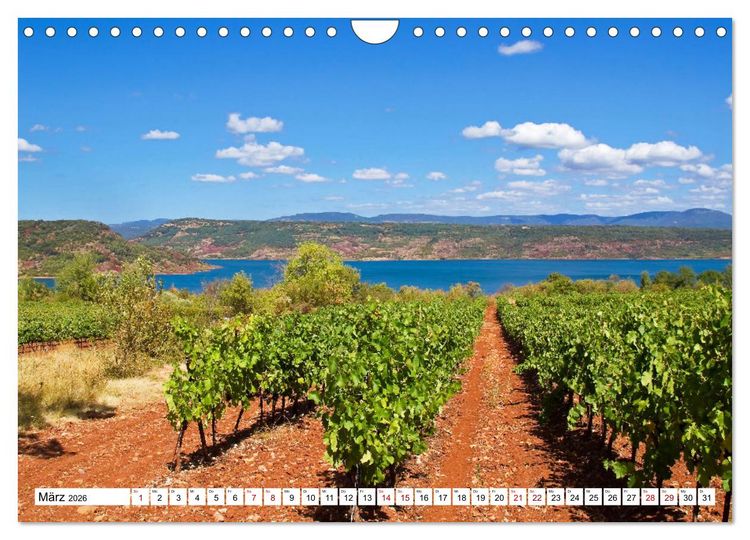 Produktbild: S&uuml;dwestfrankreich - St&auml;dte, Landschaften und Meer (Wandkalender 2026 DIN A4 quer), CALVENDO Monatskalender