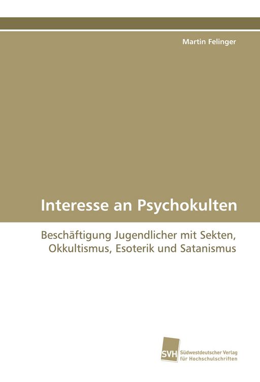 Produktbild: Interesse an Psychokulten