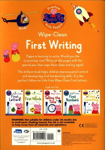 Produktbild: Peppa Pig: Practise with Peppa: Wipe-Clean First Writing