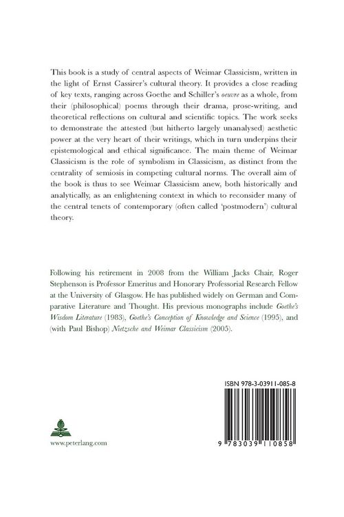 Produktbild: Studies in Weimar Classicism
