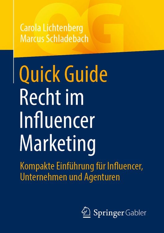Produktbild: Quick Guide Recht im Influencer Marketing