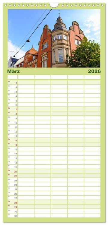 Produktbild: Familienplaner 2026 - Ein Blick auf Lippstadt mit 5 Spalten (Wandkalender, 21 x 45 cm) CALVENDO