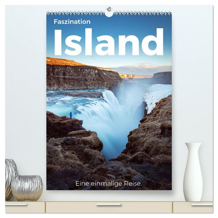 Produktbild: Faszination Island - Eine einmalige Reise. (hochwertiger Premium Wandkalender 2026 DIN A2 hoch), Kunstdruck in Hochglanz