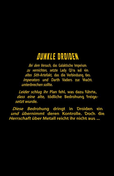 Produktbild: Star Wars Comics: Dunkle Droiden