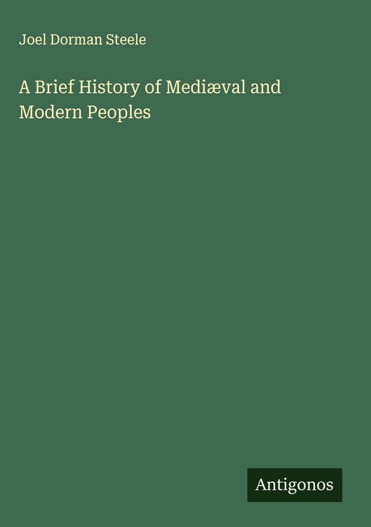 Produktbild: A Brief History of Medi&aelig;val and Modern Peoples