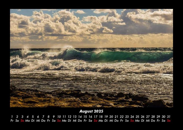 Produktbild: Meereslandschaft 2025 Fotokalender DIN A3