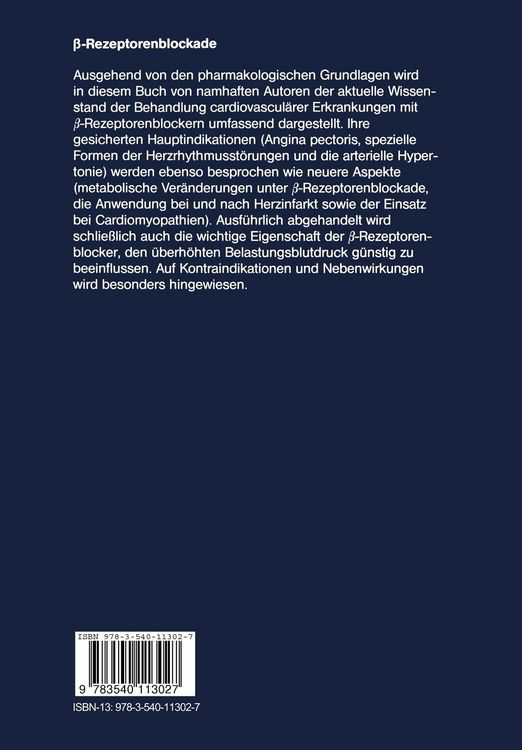 Produktbild: &Beta;-Rezeptorenblockade