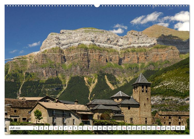 Produktbild: Spanien - die Pyren&auml;en (Wandkalender 2026 DIN A2 quer), CALVENDO Monatskalender
