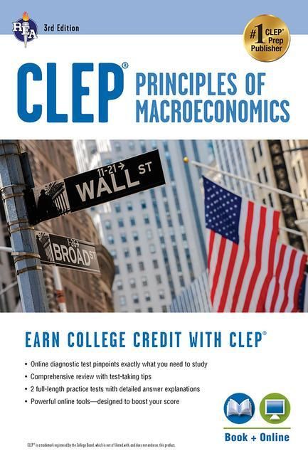 Produktbild: Clep(r) Principles of Macroeconomics 3rd Ed., Book + Online