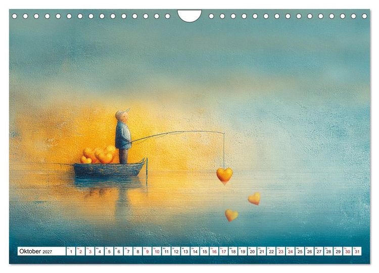 Produktbild: Fantastische F&auml;nge Die Kunst, das Unm&ouml;gliche zu angeln (Wandkalender 2027 DIN A4 quer), CALVENDO Monatskalender