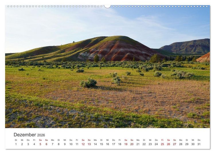 Produktbild: Oregon - Amerikas wundersch&ouml;ne Westk&uuml;ste (Wandkalender 2026 DIN A2 quer), CALVENDO Monatskalender