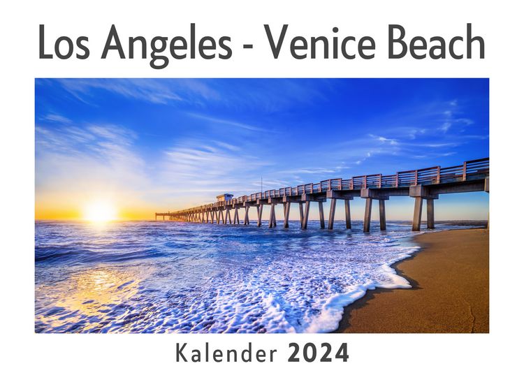 Produktbild: Los Angeles - Venice Beach (Wandkalender 2024, Kalender DIN A4 quer, Monatskalender im Querformat mit Kalendarium, Das perfekte Geschenk)