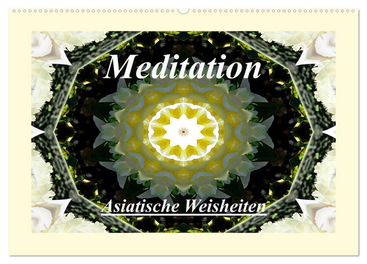 Produktbild: Meditation - Asiatische Weisheiten (Wandkalender 2027 DIN A2 quer), CALVENDO Monatskalender