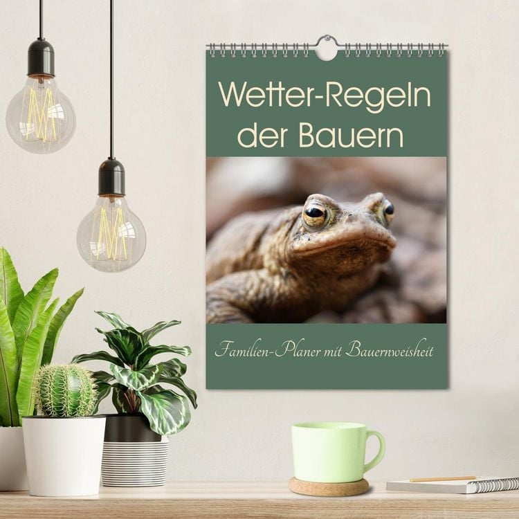 Produktbild: Wetter-Regeln der Bauern (Wandkalender 2026 DIN A4 hoch), CALVENDO Monatskalender