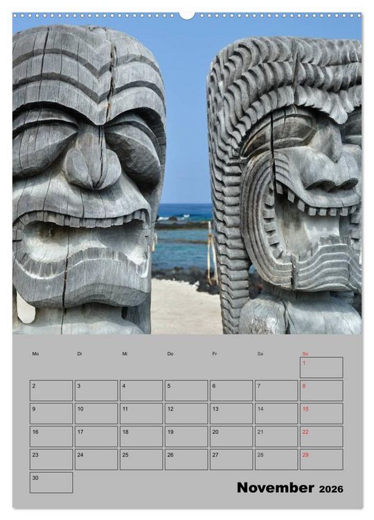 Produktbild: Hawaii - Land of Aloha (Wandkalender 2026 DIN A2 hoch), CALVENDO Monatskalender