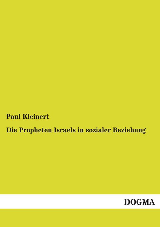 Produktbild: Die Propheten Israels in sozialer Beziehung