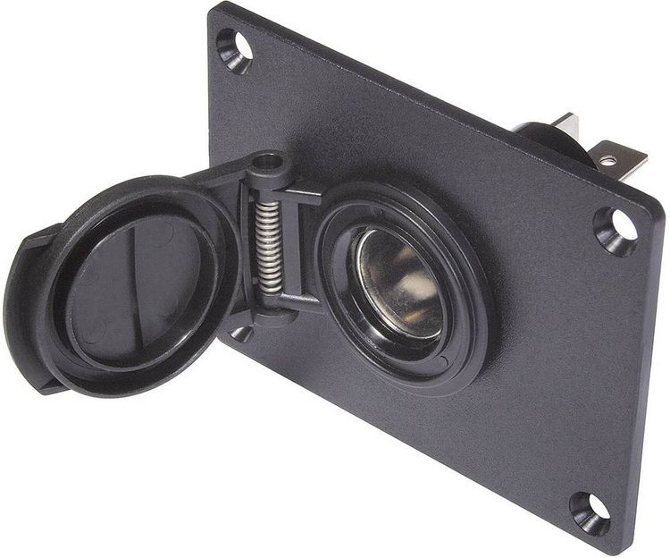 Produktbild: ProCar DIN-Einbau-Normsteckdose Belastbarkeit Strom max.=16A Steckdose 12 V, 24V