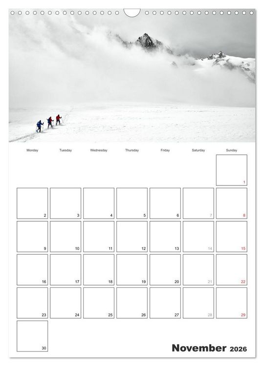 Produktbild: EXPLORING ALPS (Wall Calendar 2026 DIN A3 portrait), CALVENDO 12 Month Wall Calendar