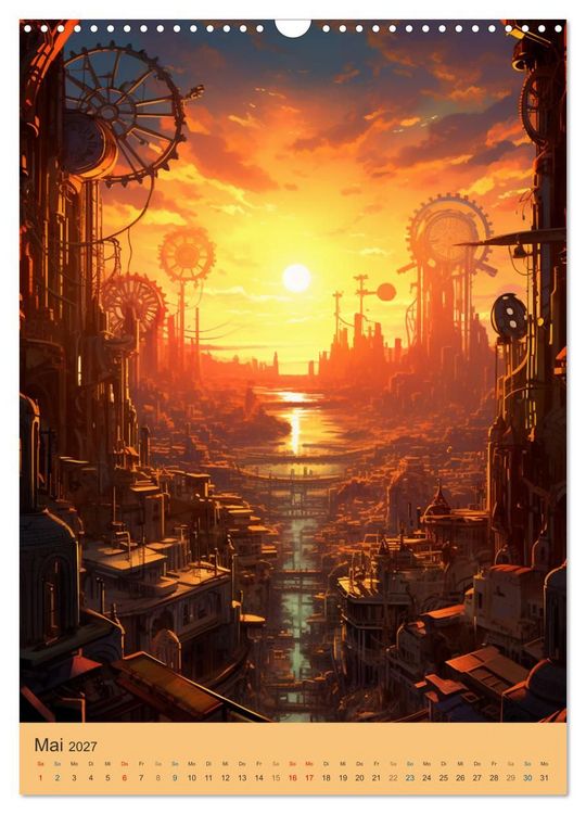 Produktbild: Steampunk-Universum (Wandkalender 2027 DIN A3 hoch), CALVENDO Monatskalender