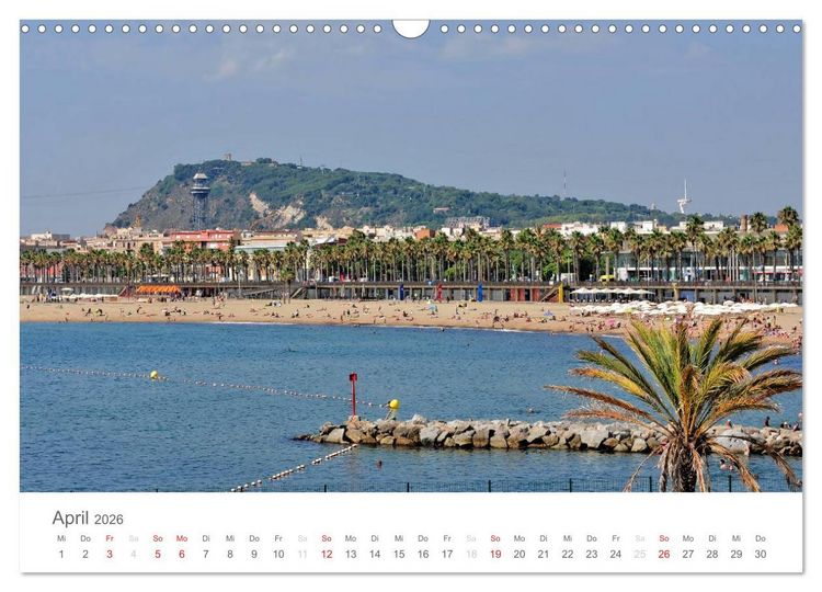 Produktbild: Barcelona im Auge der Kamera (Wandkalender 2026 DIN A3 quer), CALVENDO Monatskalender