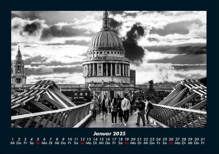 Produktbild: London 2025 Fotokalender DIN A4