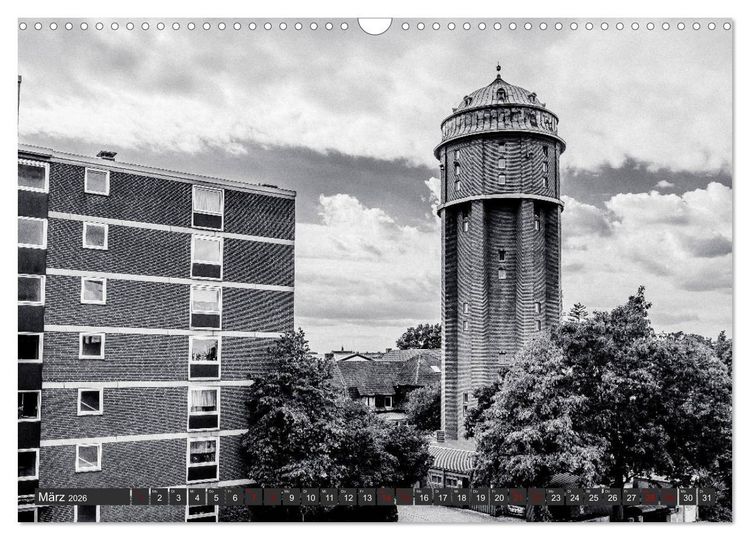 Produktbild: Ein Blick auf Nienburg an der Weser (Wandkalender 2026 DIN A3 quer), CALVENDO Monatskalender