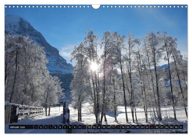 Produktbild: Eindrucksvolle Landschaften (Wandkalender 2026 DIN A3 quer), CALVENDO Monatskalender