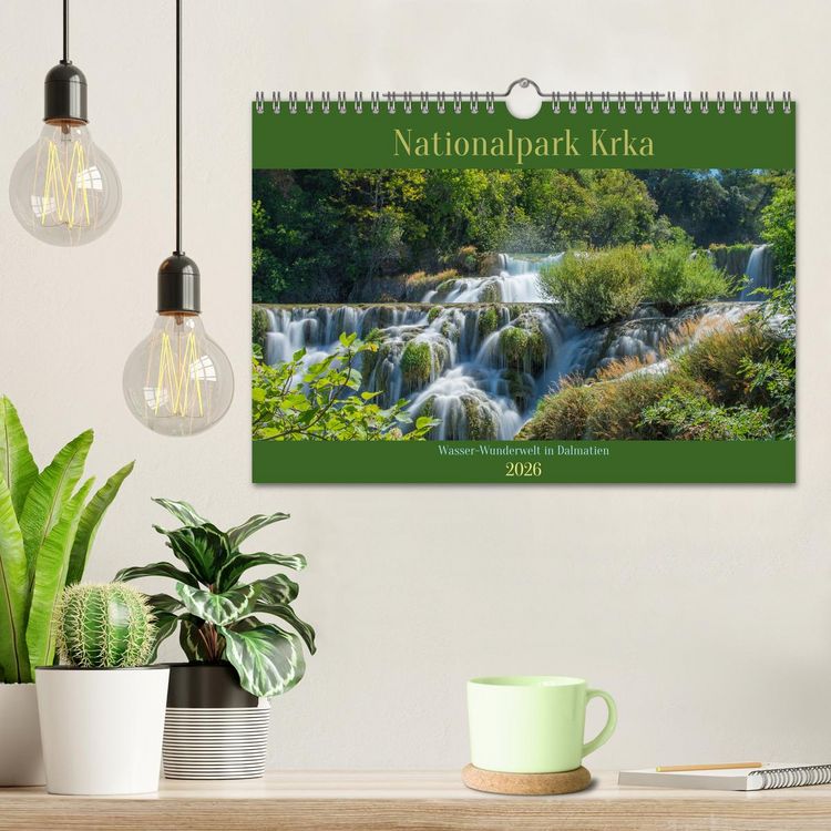 Produktbild: Nationalpark Krka - Wasser-Wunderwelt in Dalmatien (Wandkalender 2026 DIN A4 quer), CALVENDO Monatskalender